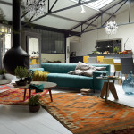 V bytech industriálního charakteru lze kombinovat různé styly zařizovacích předmětů i nábytku, prostor se stane útulnějším.